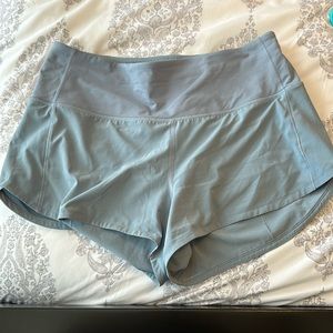Lululemon speed up short high rise size 8